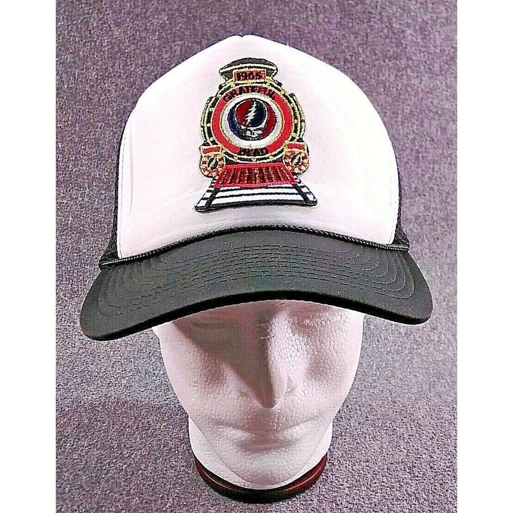 Grateful Dead Embroidered Patch 2 Toned Trucker H… - image 7